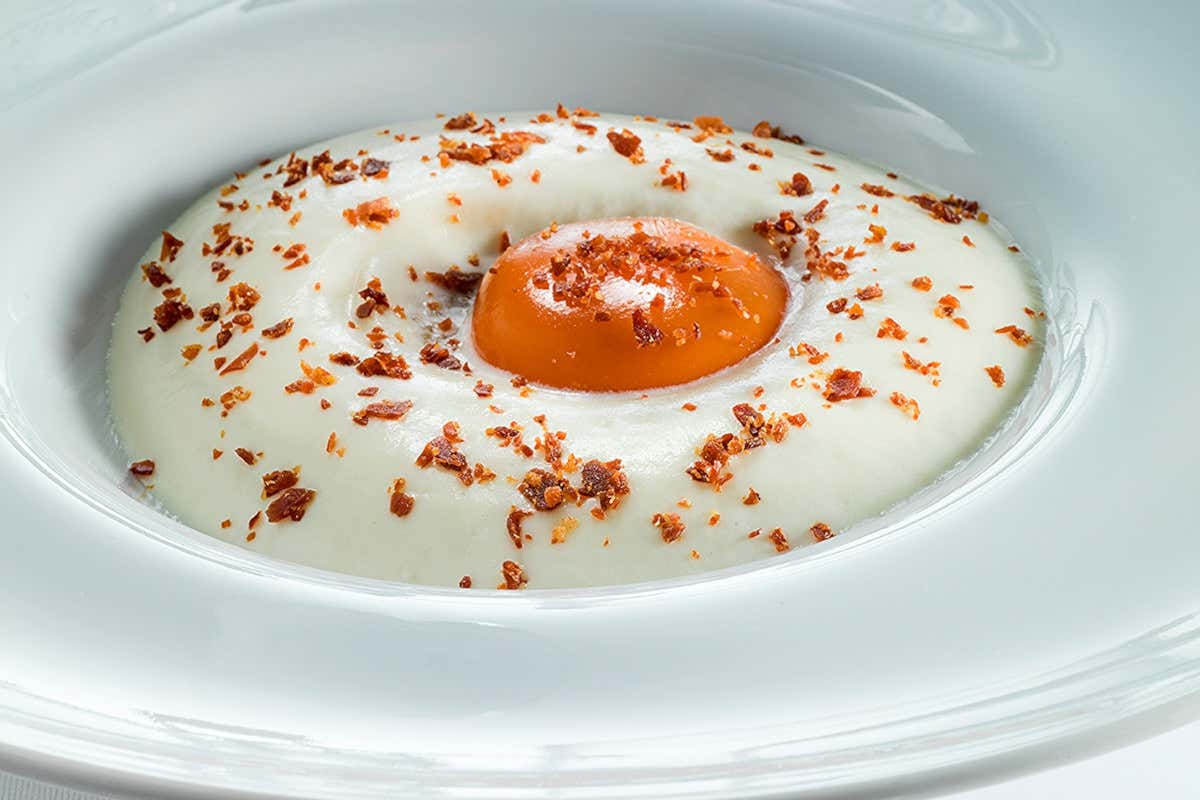 Pizza al cucchiaio Gostilna Pri Lojzetu, nei piatti l’amore per la Valle del Vipava