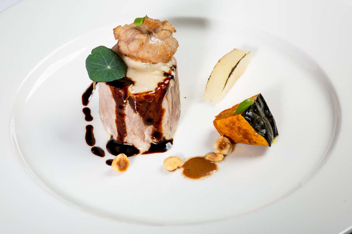 Vitello macelleria Fratelli Varvara alla salvia e Elit Bassi gorgonzola Dop di Fabio Silva I cuochi Euro-Toques per il Gorgonzola Dop Bassi