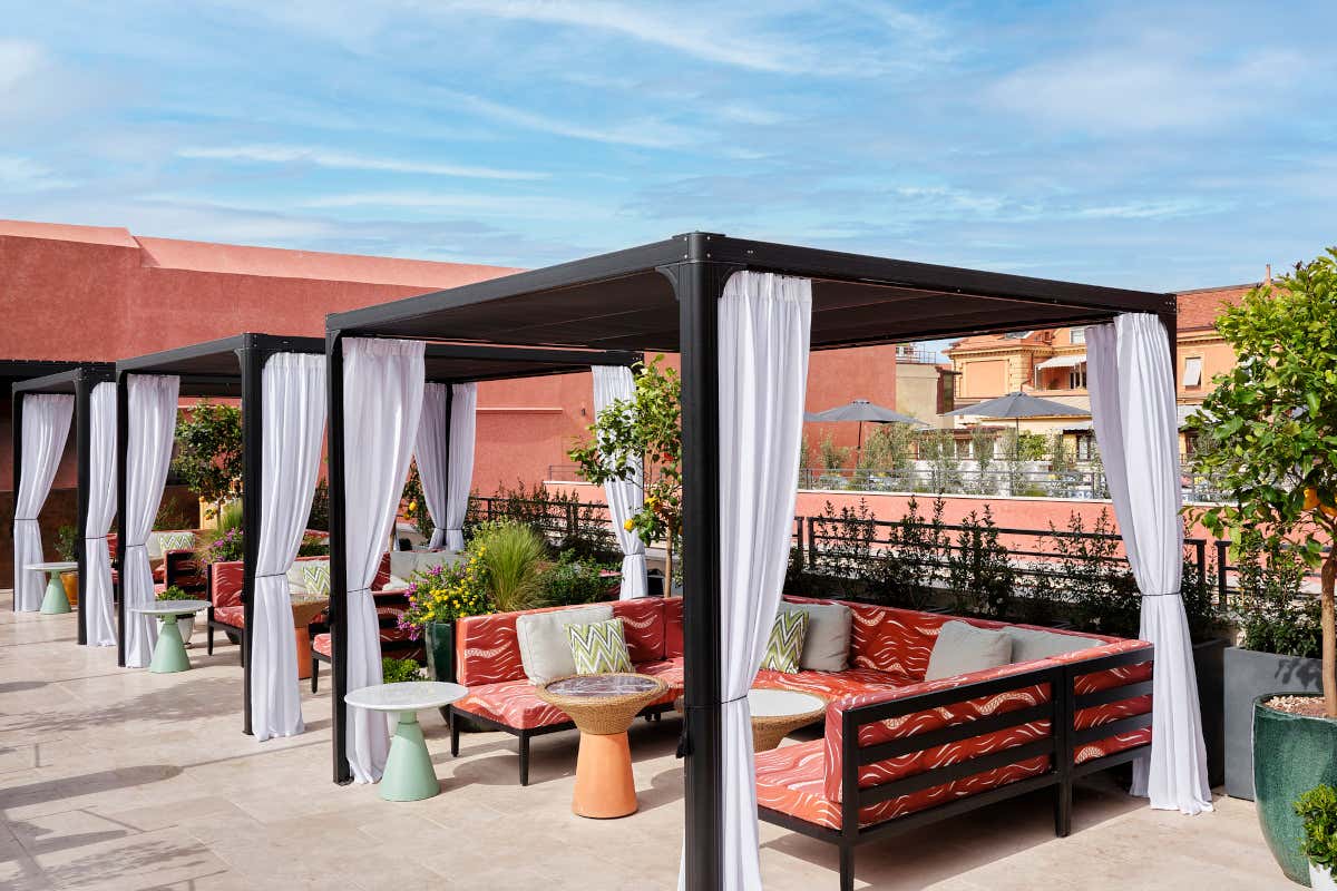 Il rooftop W Rome, l'eterna vita di via Veneto