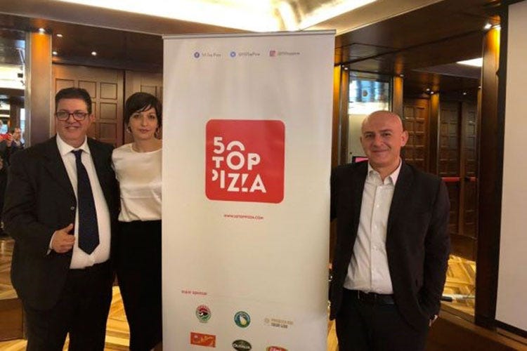 Luciano Pignataro, Barbara Guerra e Albert Sapere (50 Top Pizza, conto alla rovescia Sale a mille il numero di insegne recensite)