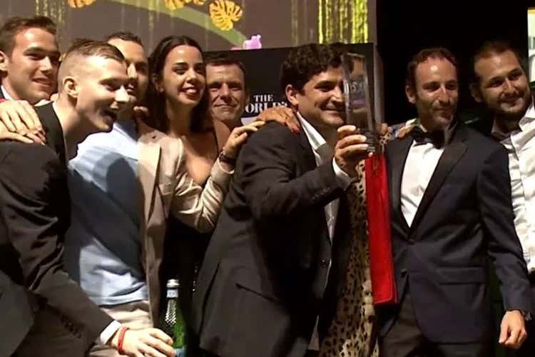 La premiazione di Mauro Colagreco e del suo Mirazur (50 Best Restaurants incorona il Mirazur di Mentone)