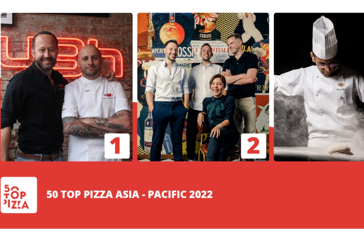 Il podio di 50 Top Pizza 50 Top pizza: 48H pizza e gnocchi bar a Melbourne è la migliore pizzeria “Asia – Pacific”