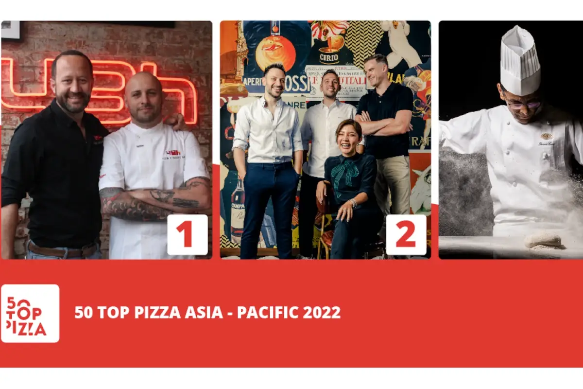 Il podio di 50 Top Pizza 50 Top pizza: 48H pizza e gnocchi bar a Melbourne &egrave; la migliore pizzeria &ldquo;Asia &ndash; Pacific&rdquo;
