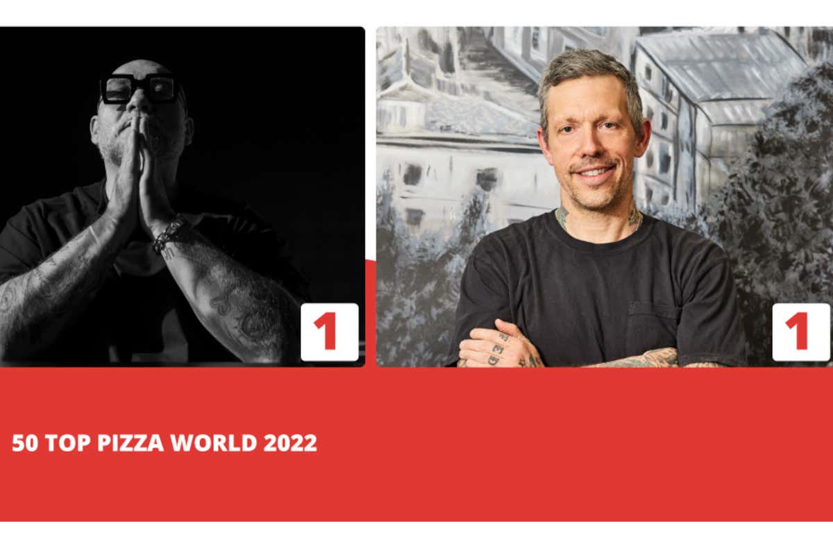 Da sinistra Francesco Martucci e Anthony Mangieri&nbsp; 50 Top Pizza World 2022: A Caserta e New York le migliori pizzerie al mondo