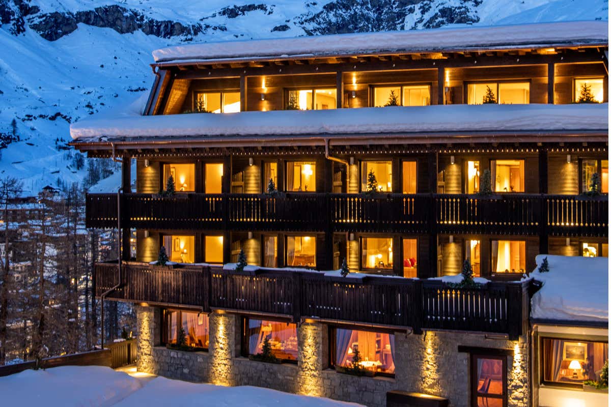 L'inverno a cinque stelle dell'Hotel Hermitage di Breuil-Cervinia