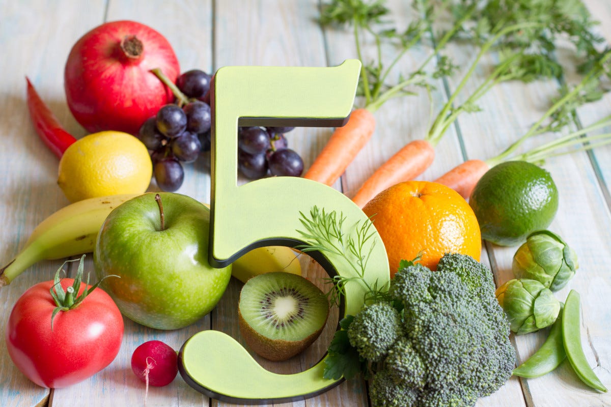 L'importanza di consumare 5 porzioni di frutta e verdura al giorno