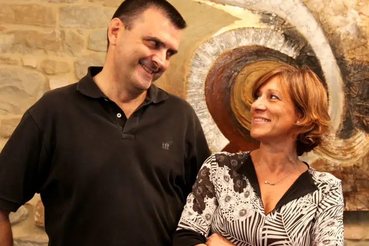 Gabriella Scortichini e Luciano Tiranti&nbsp; Vino e Cucina a Staffolo, un'osteria tra passato e futuro