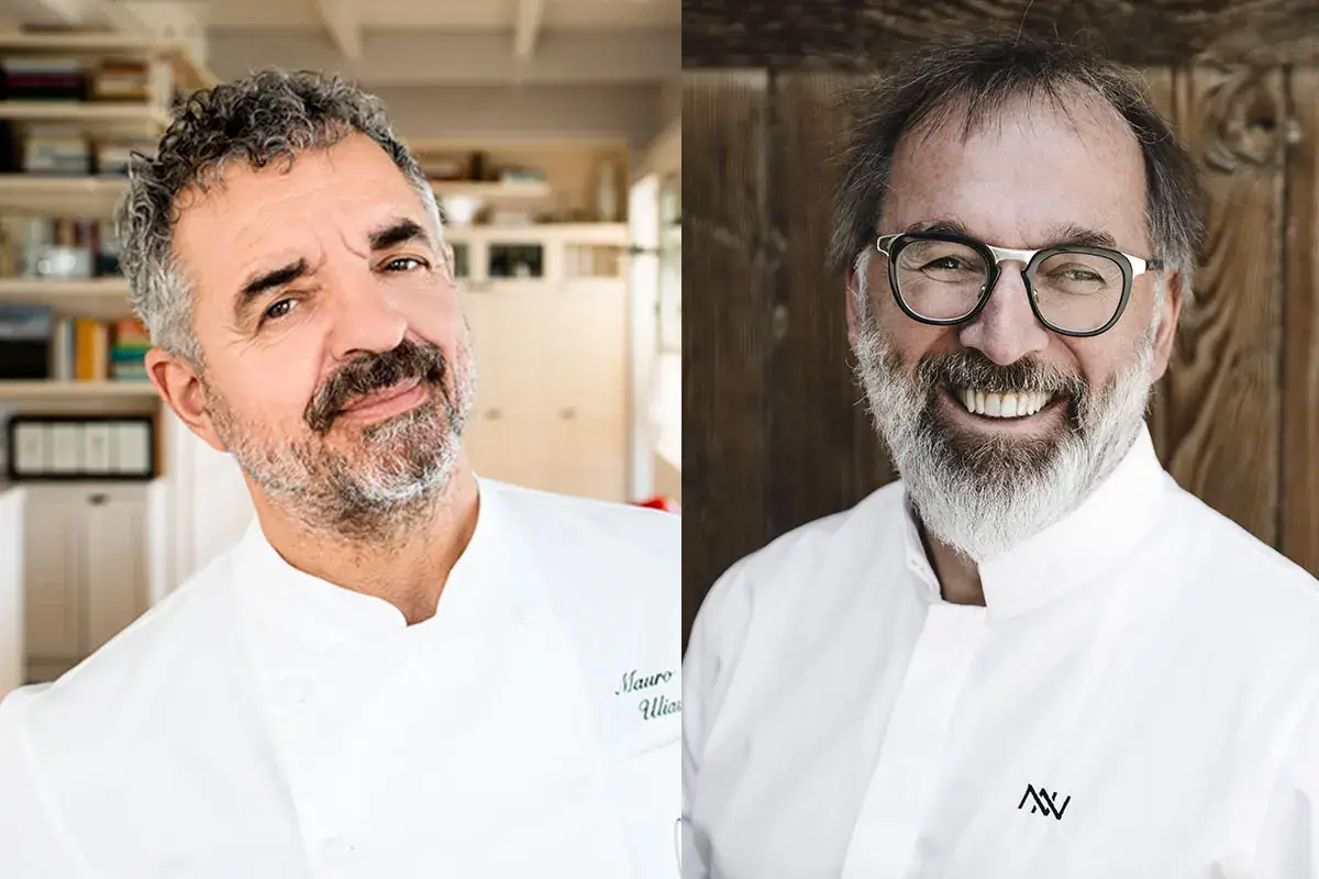Mauro Uliassi e Norbert Niederkofler 50 Best Restaurant, Niederkofler e Uliassi gli italiani tra la 51&ordf; e la 100&ordf; posizione