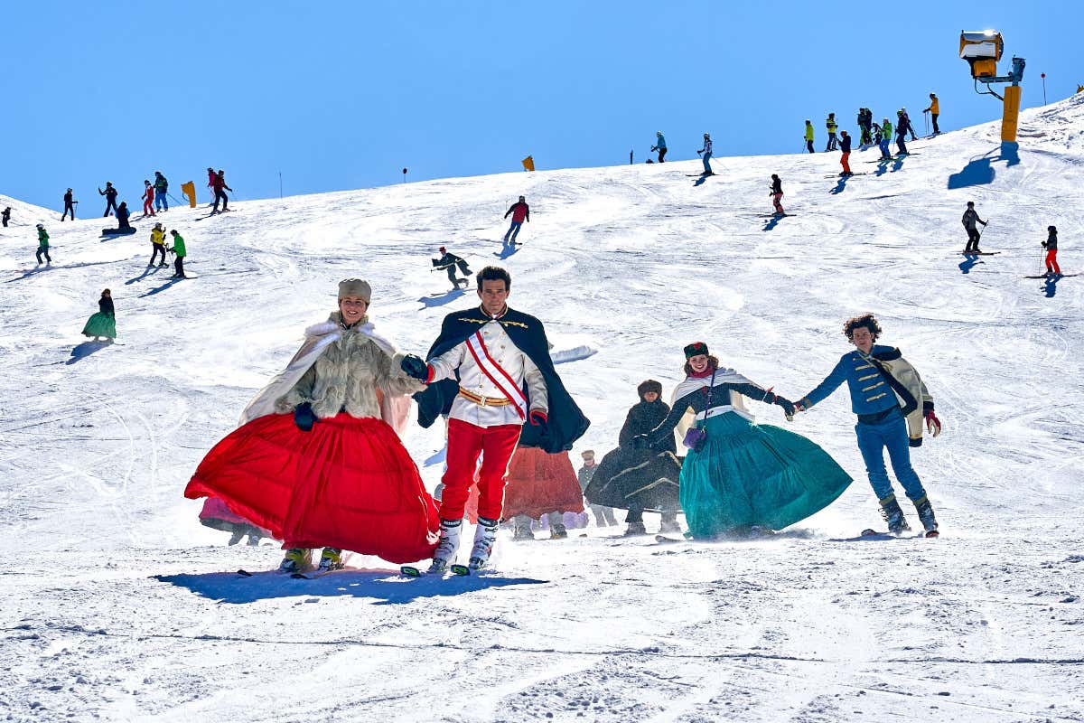 Il Carnevale secondo la Principessa Sissi: succede a Madonna di Campiglio