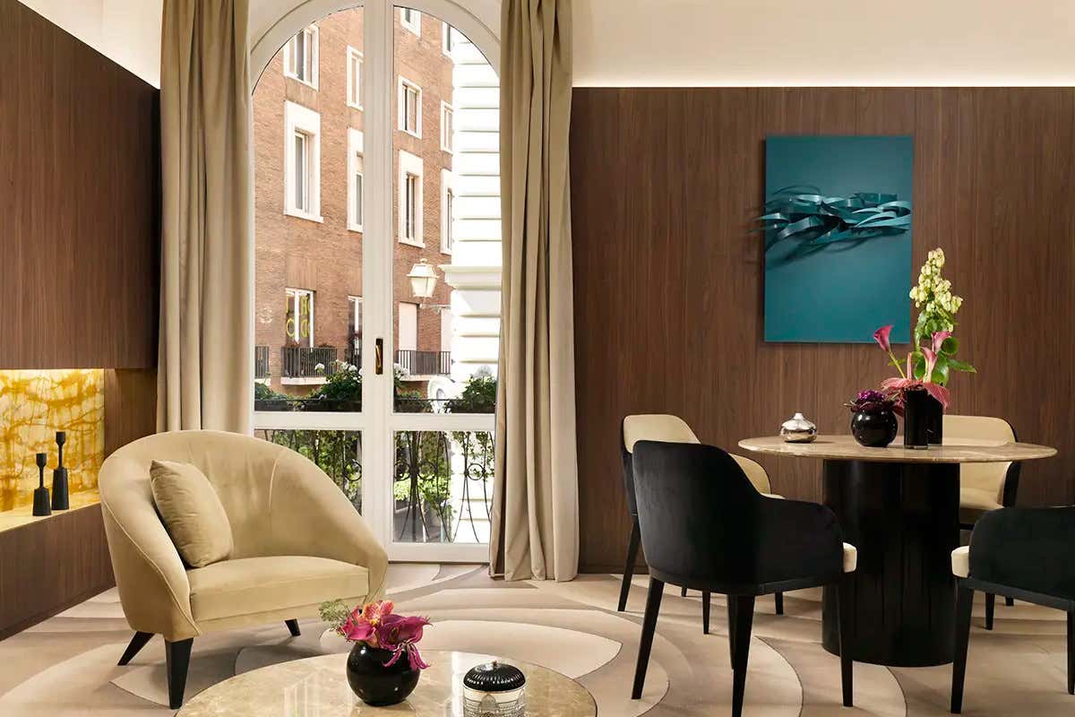 Atmosfere neoclassiche e design contemporaneo: il The First Roma Dolce