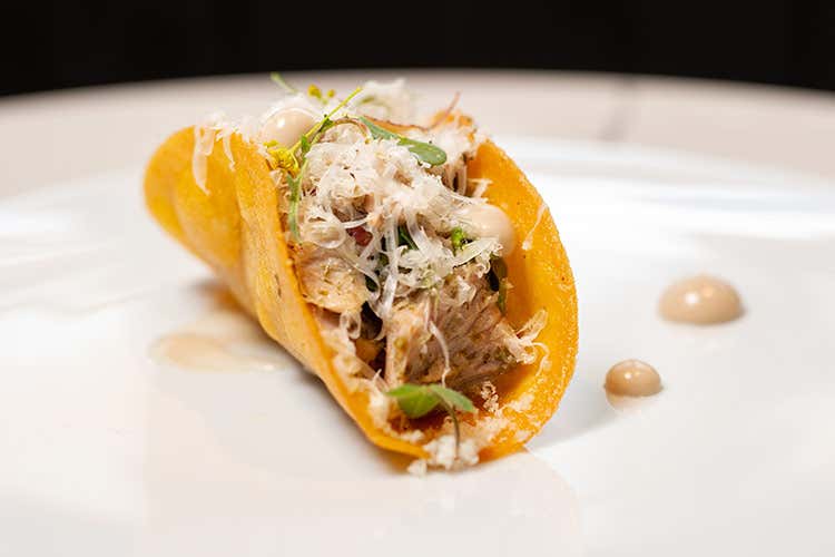 Tacos di agnello alla romana marinato con erbe e pepe - A Roma c'è Con.Tro Il bistro... controcorrente