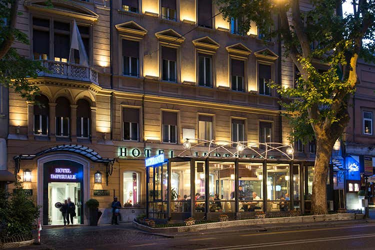 L'Hotel Imperiale è situato all'interno di un palazzo nobiliare in via Veneto - A Roma riapre l'Hotel Imperiale Un segno di speranza per tutti