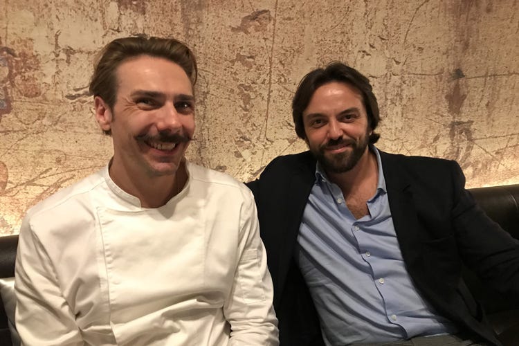 Stefano Grandi e Valerio Badiali (A Tavola con... Valerio Badiali «Il sushi è come la chirurgia estetica»)