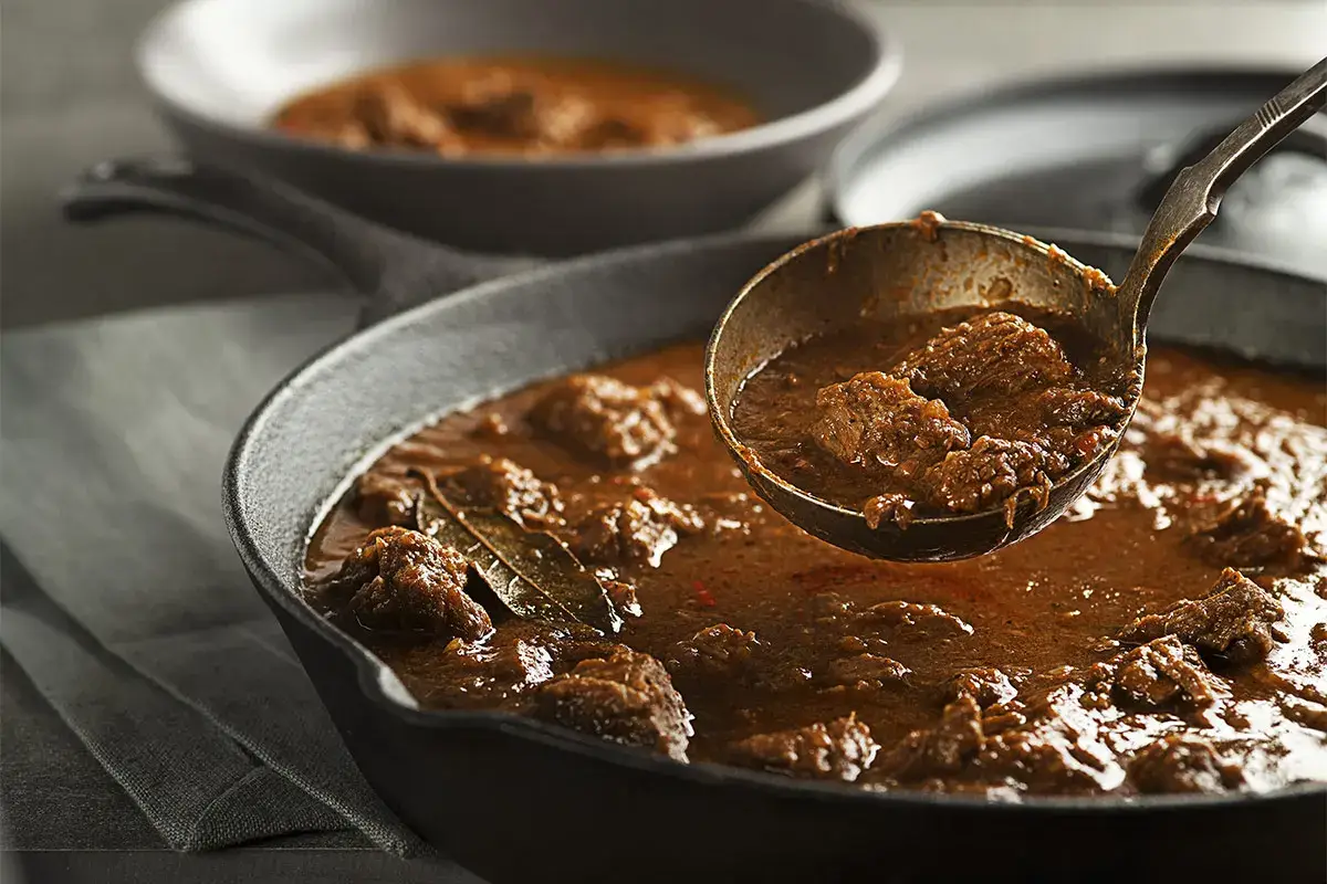 Il gulash, uno dei secondi della tradizione culinaria friulana