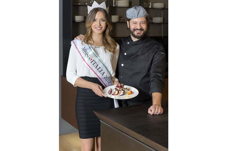 Alice Rachele Arlanch e Carlo Padoin (A tavola con i fiori d&rsquo;inverno Serata finale dedicata al radicchio)