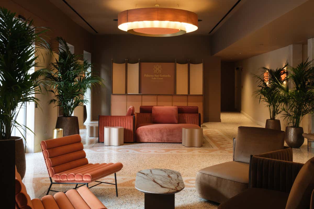 Palazzo San Gottardo Lake Como: la lobby