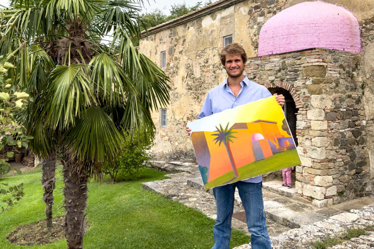 Vino e arte a Trinoro: le opere di Salvo raccontano la memoria della Sicilia