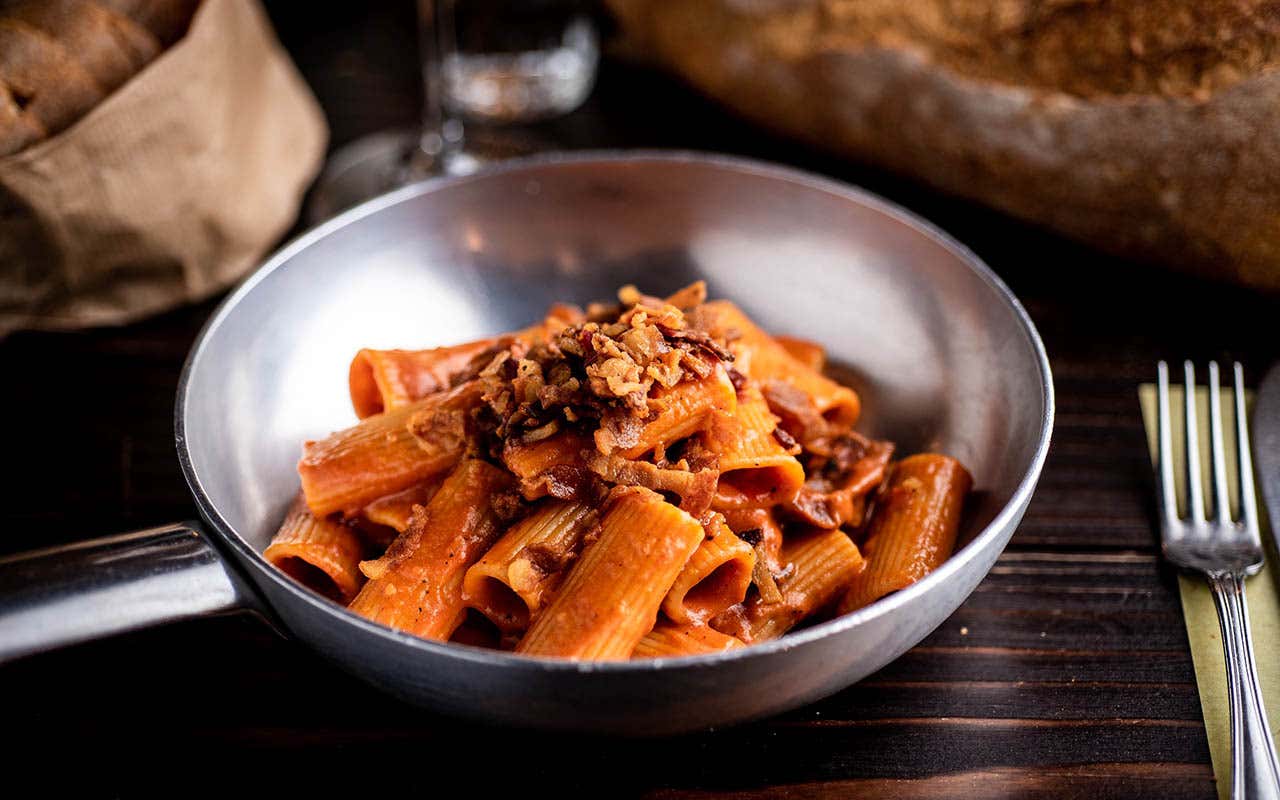Amatriciana Il nobile e il popolano a cena insieme? Succede da Il Marchese di Roma