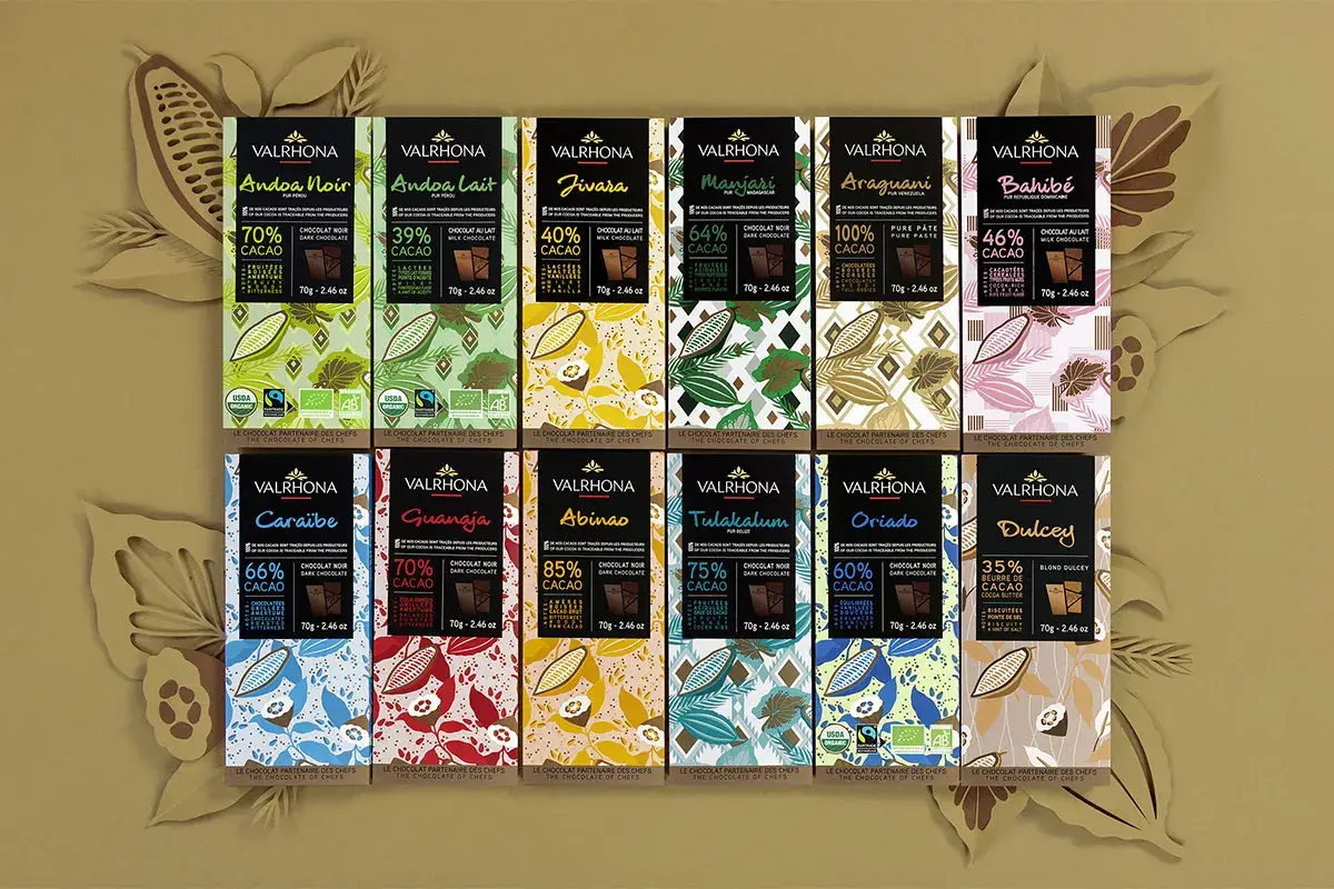 La nuova collezione di tavolette Valrhona Valrhona e Ritter schierateper la tutela dell&rsquo;ambiente