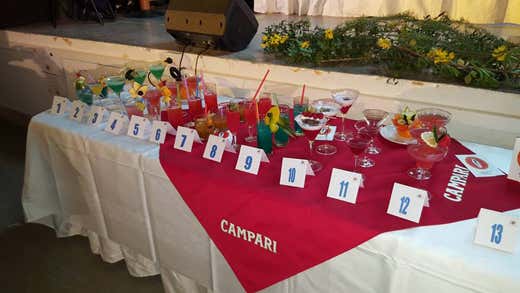 I cocktail del concorso “Profumi e colori di primavera”
