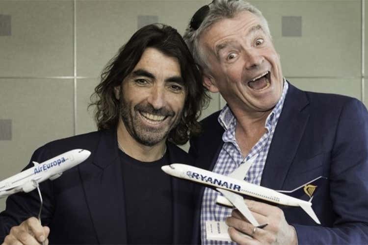 Javier Hidalgo per Globalia e Michael O’Leary - Accordo tra Air Europa e Ryanair per potenziare il lungo raggio Javier Hidalgo per Globalia e Michael O’Leary - Accordo tra Air Europa e Ryanair per potenziare il lungo raggio