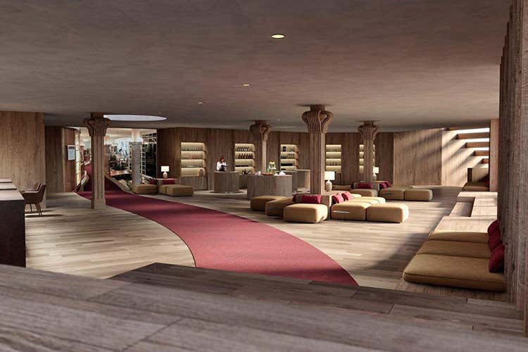 La nuova area benessere dell'Adler in Val Gardena