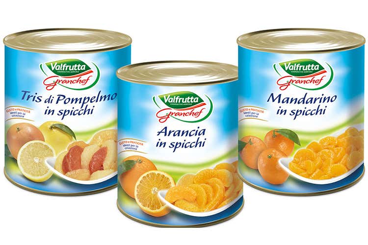 Agrumi spicchi Valfrutta Granchef nuovo modo gustare frutta