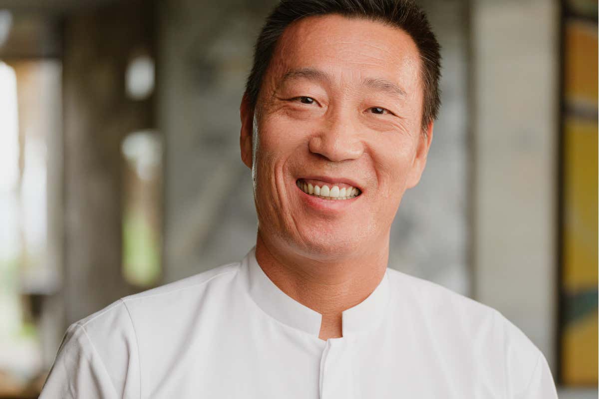 Lo chef Akira Back Lo chef Akira Back all'Akira Back Tenerife The Ritz-Carlton Abama