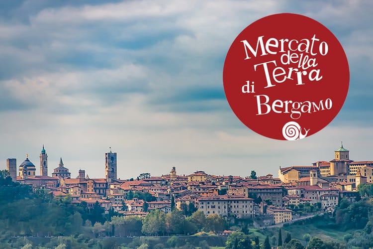 Il profilo di Bergamo Alta - Al Mercato della Terra le bontà del territorio bergamasco