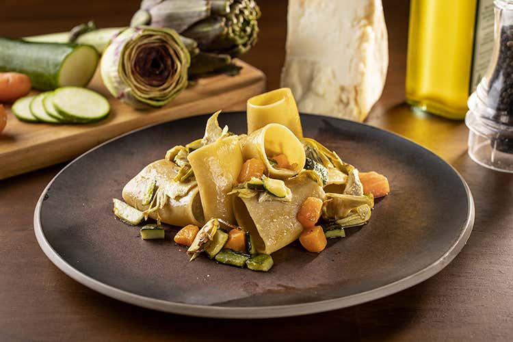 Paccheri al Teff (Al Teff o Zenzero e curcuma Paste superfood veg e gluten free)