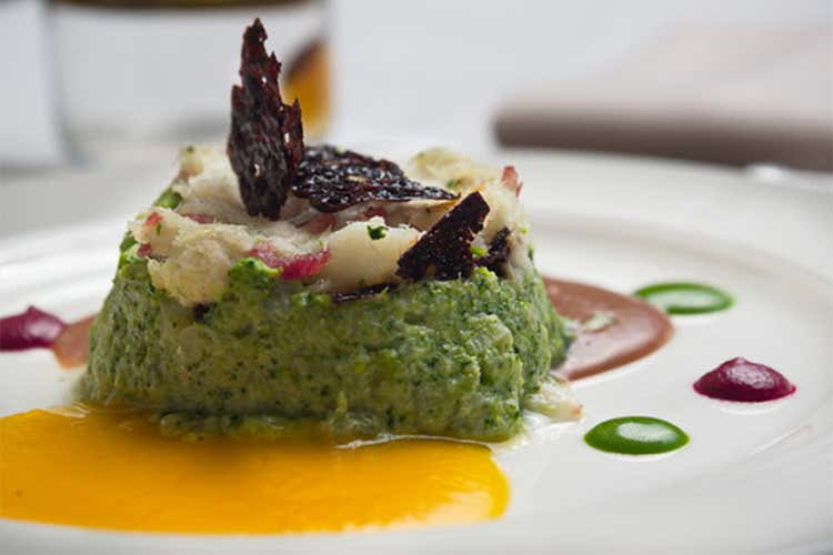 Al Ved&egrave;l di Colorno, abbinamenti riusciti  Il cioccolato Valrhona declinato nei piatti