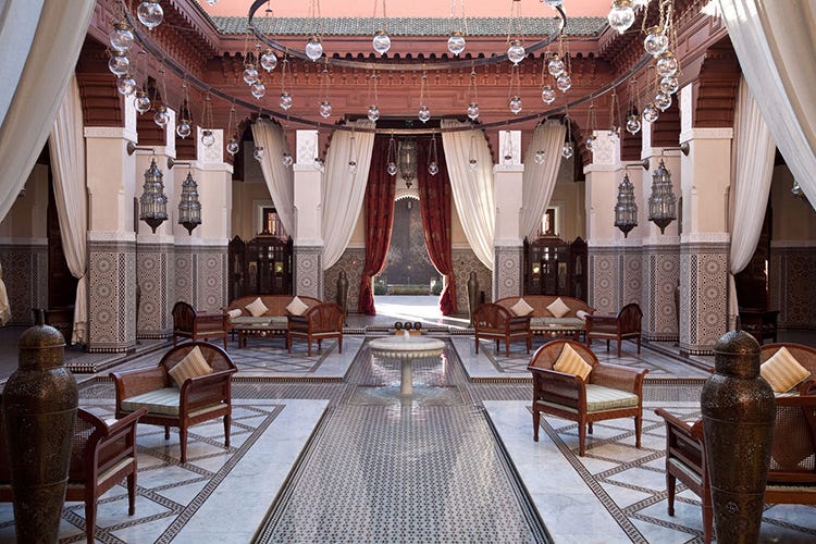 Un interno del Royal Mansour (Marrakech profuma di Italia Alajmo apre al Royal Mansour)