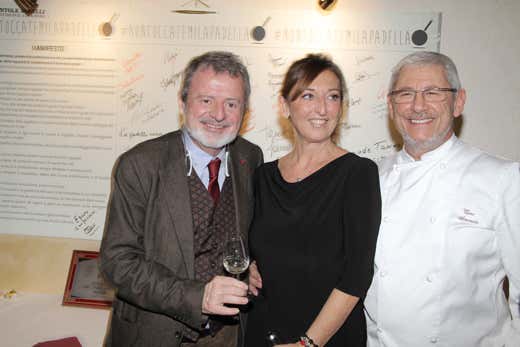 da sinistra: Alberto Lupini, Nadia Zoetti e Tano Simonato da sinistra: Alberto Lupini, Nadia Zoetti e Tano Simonato
