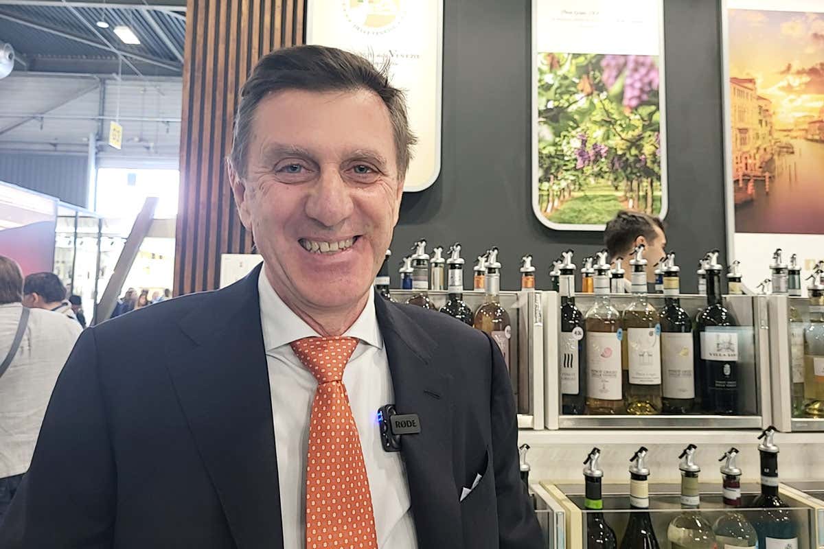 Albino Armani, presidente del Consorzio di Tutela Vini Doc delle Venezie Consorzio di Tutela Vini Doc delle Venezie lo stile unico del Pinot grigio a Verona