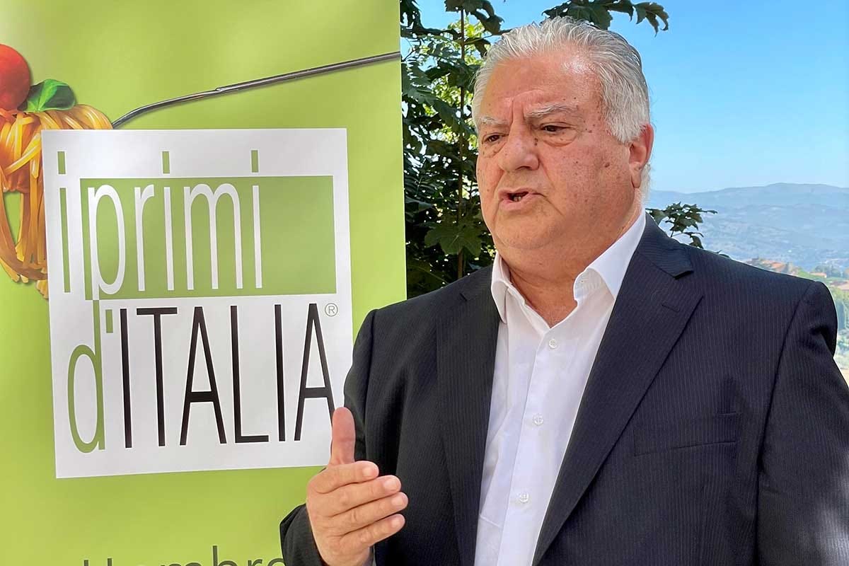 Aldo Amoni, presidente Epta Confcommercio Umbria Primi d'Italia, a Foligno il rilancio della ristorazione passa dalla pasta