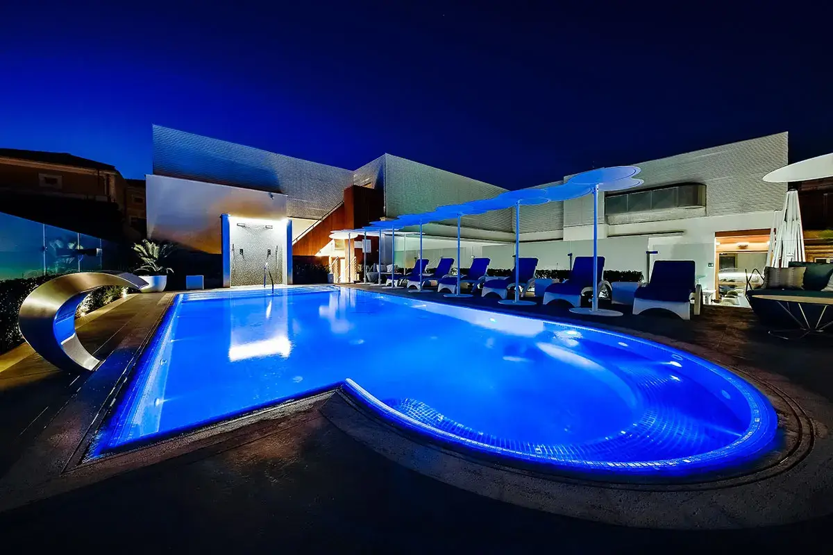 La piscina del rooftop