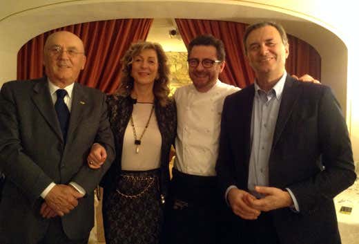 da sinistra: Alessandro Bianchi, Roberta Bianchi, Stefano Cerveni e Paolo Pizziol