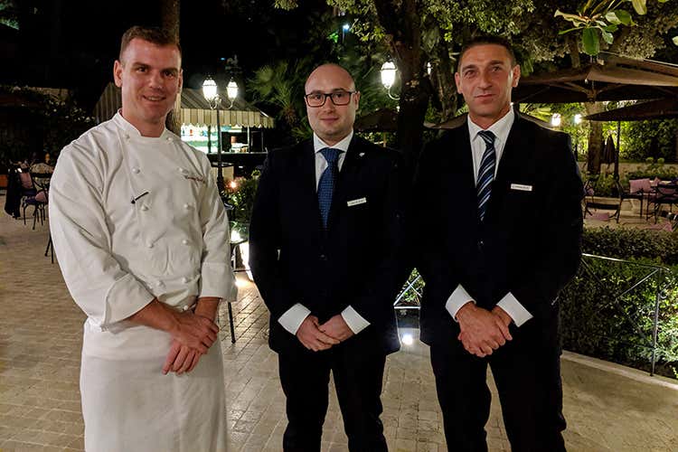 Lorenzo Di Gravio, Nicola Brienzo e Marcello Rotella (All'Assaje con Lorenzo Di Gravio Un fine dining per tutti i giorni)