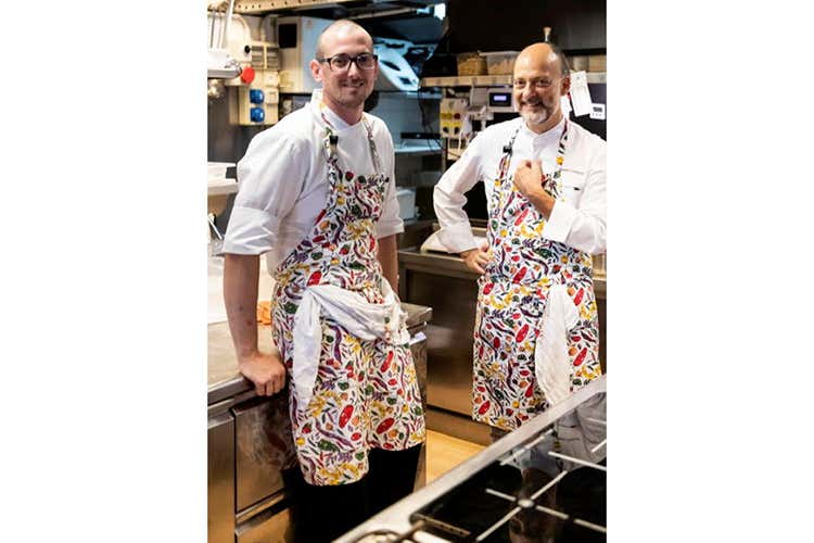 Luca Abbadir e Moreno Cedroni (Alla Madonnina di Cedroni i piatti che hanno fatto la storia)