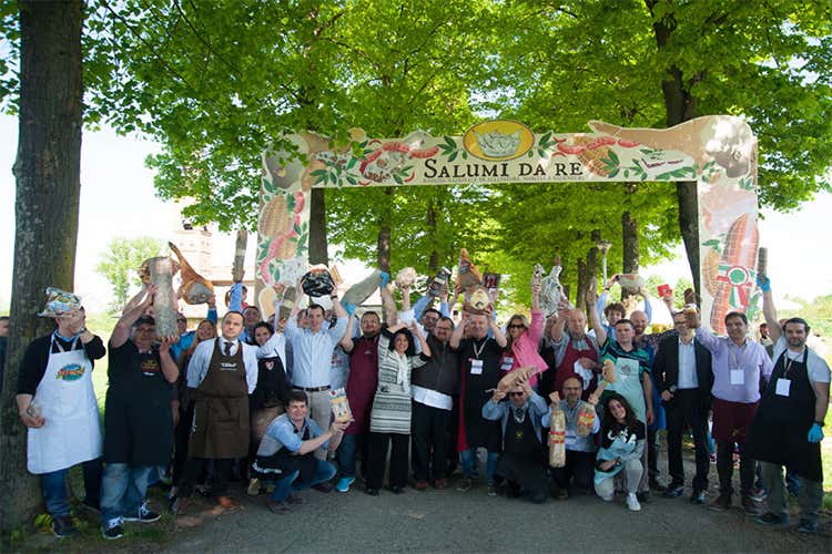 Allevatori, norcini e cuochi di Chef to chef alla 4&ordf; edizione di Salumi da Re