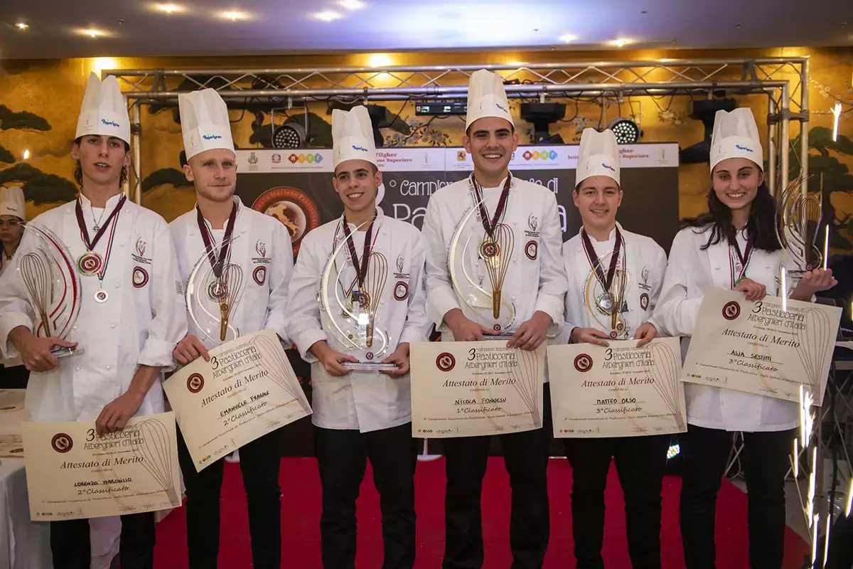 La premiazione dell'ultima edizione del Campionato I pasticceri di domani in gara a Iglesias