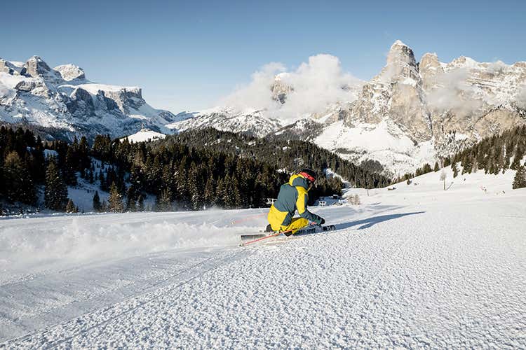 Il distanziamento sociale sulle piste dell’Alta Badia è più semplice