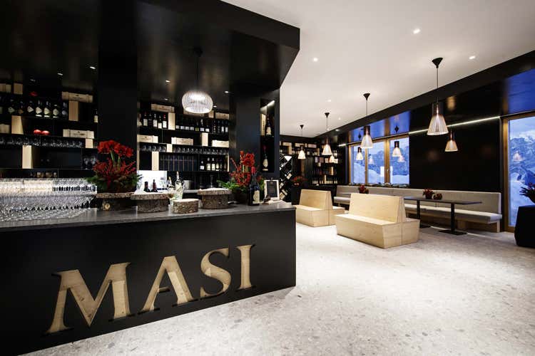 (Alta cucina e vino d&rsquo;elite in quota A Cortina il wine bar firmato Masi)