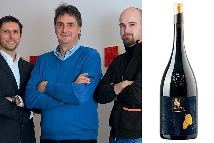 Tobias Zingerle, Helmuth Hafner e Andrea Moser (Alto Adige Wine Summit Il Consorzio ha preso la strada giusta)