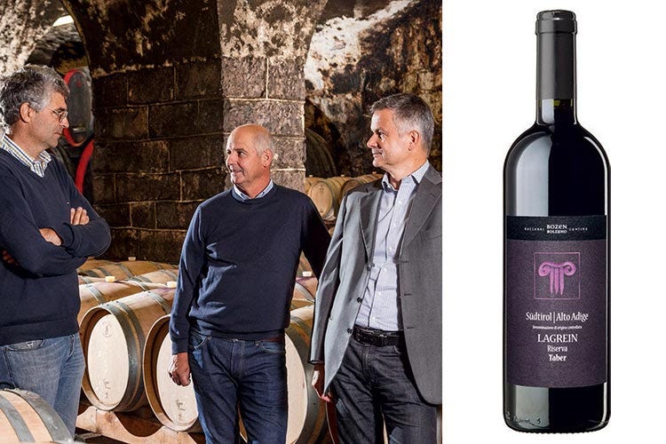Stephan Filippi, Michael Bradlwarter e Klaus Sparer (Alto Adige Wine Summit Il Consorzio ha preso la strada giusta)