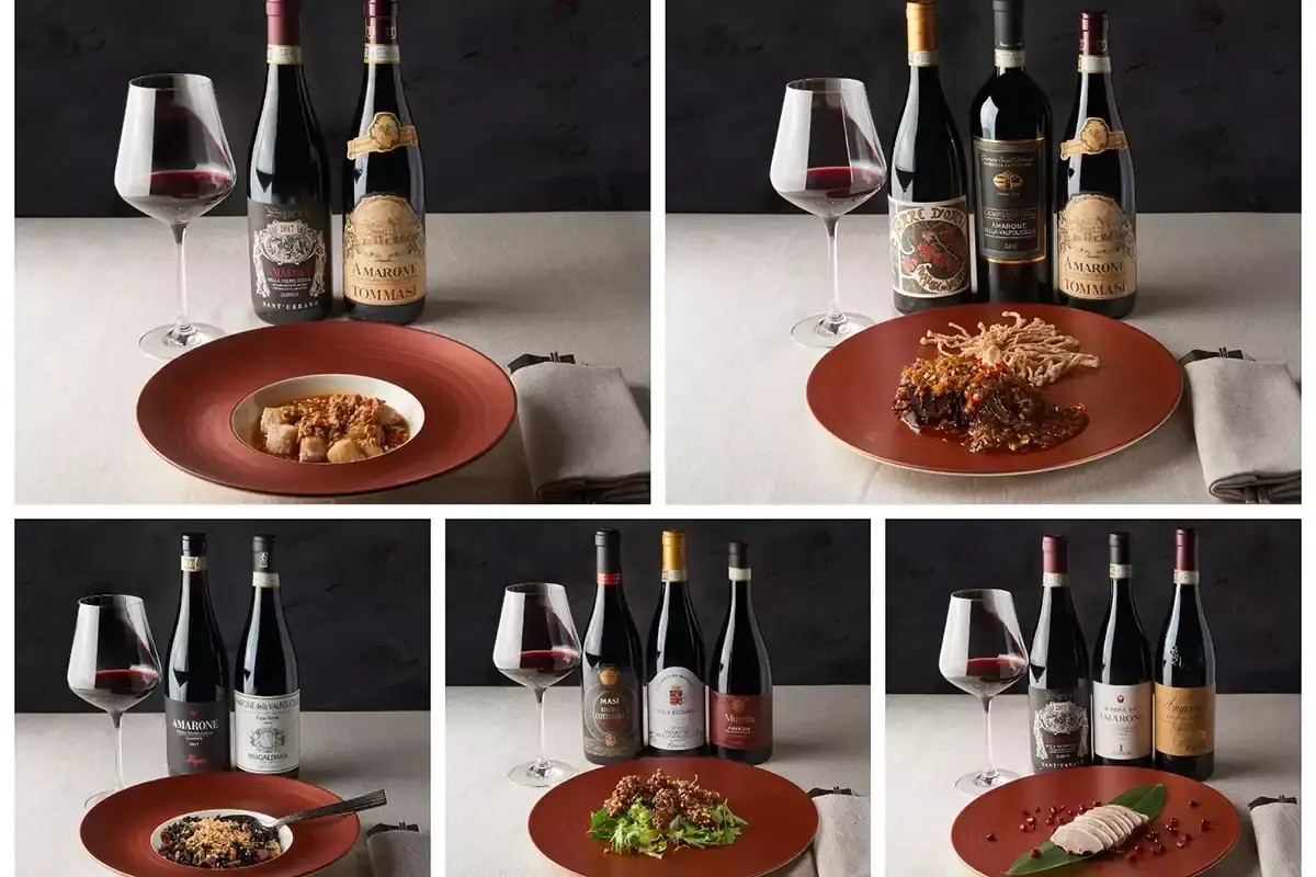Amarone Famiglie Storiche con i piatti di Bon Wei L&rsquo;Amarone sposa la cucina cinese per il Capodanno della Tigre