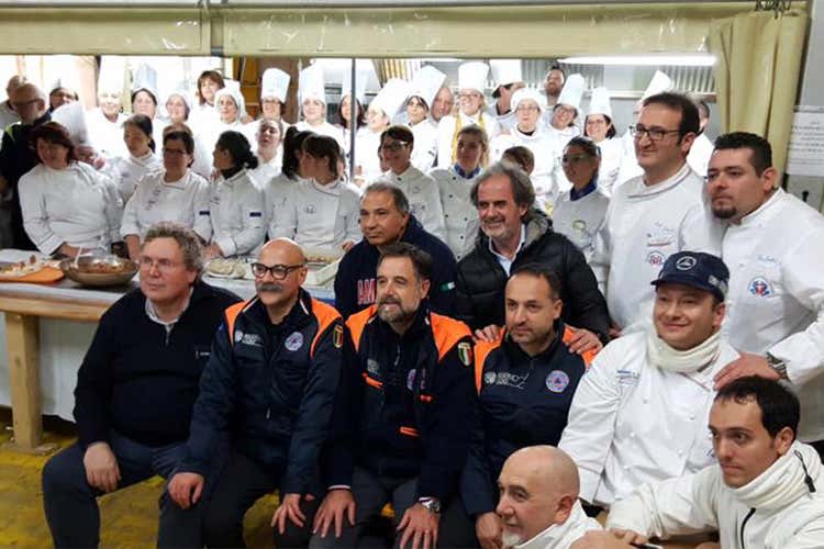 Amatrice Fic cucina cena di Natale