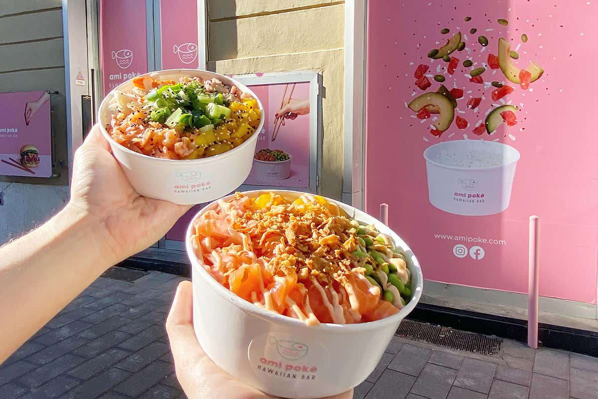 L’Hawaiian Bar apre il 10 febbraio 2022 A Roma apre Hawaiian Bar firmato Ami Poké L’Hawaiian Bar apre il 10 febbraio 2022 A Roma apre Hawaiian Bar firmato Ami Poké