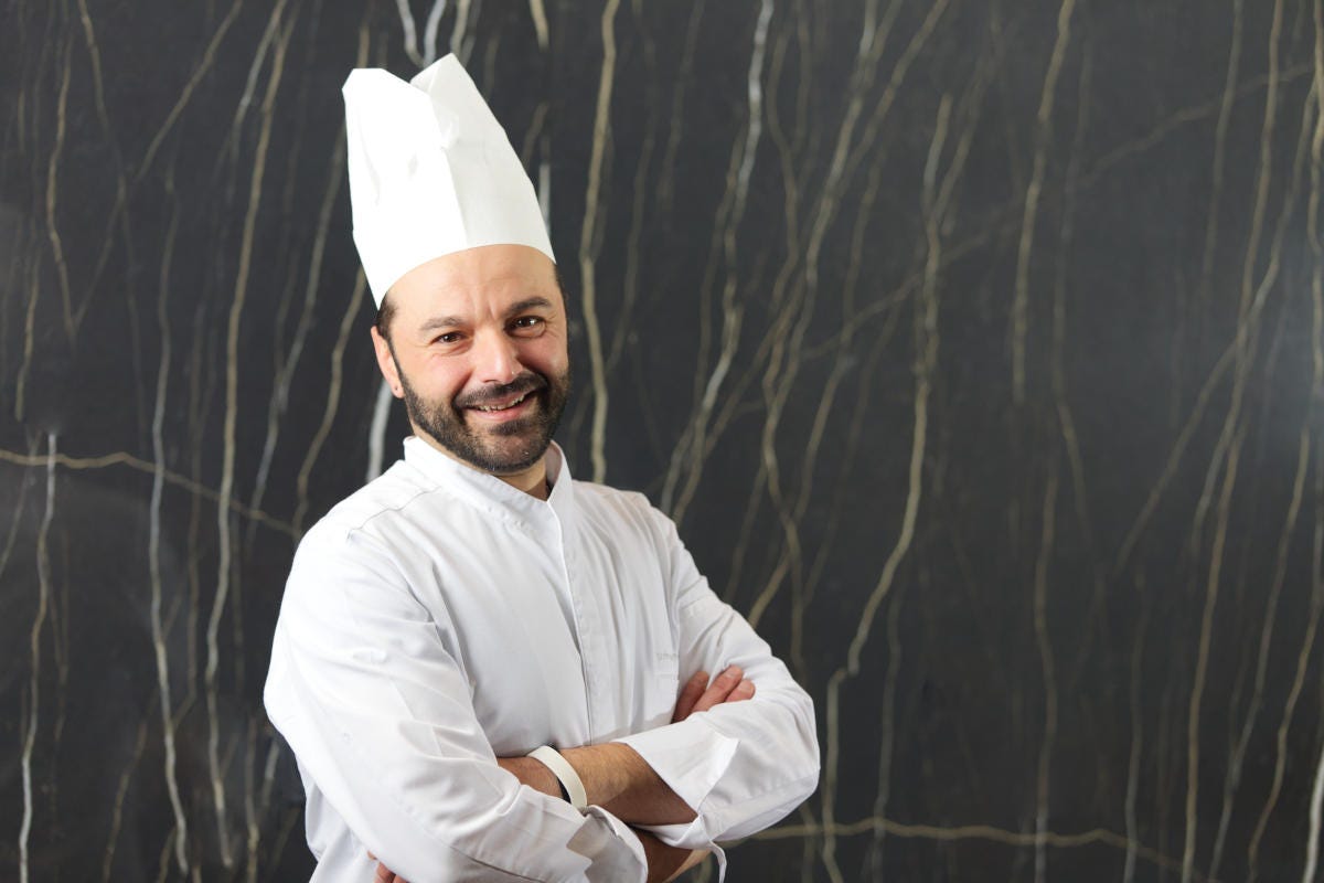 il cuoco Andrea Moccia del GranBaita GranBaita, un 5 stelle a Selva per design, cucina e wellness