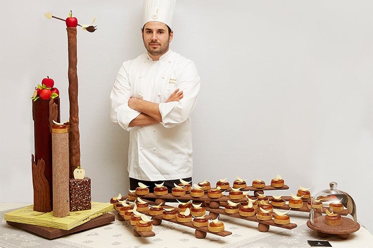 (Andrea Tortora, pastry chef AMPI Con Niederkofler ha acceso le 3 stelle)